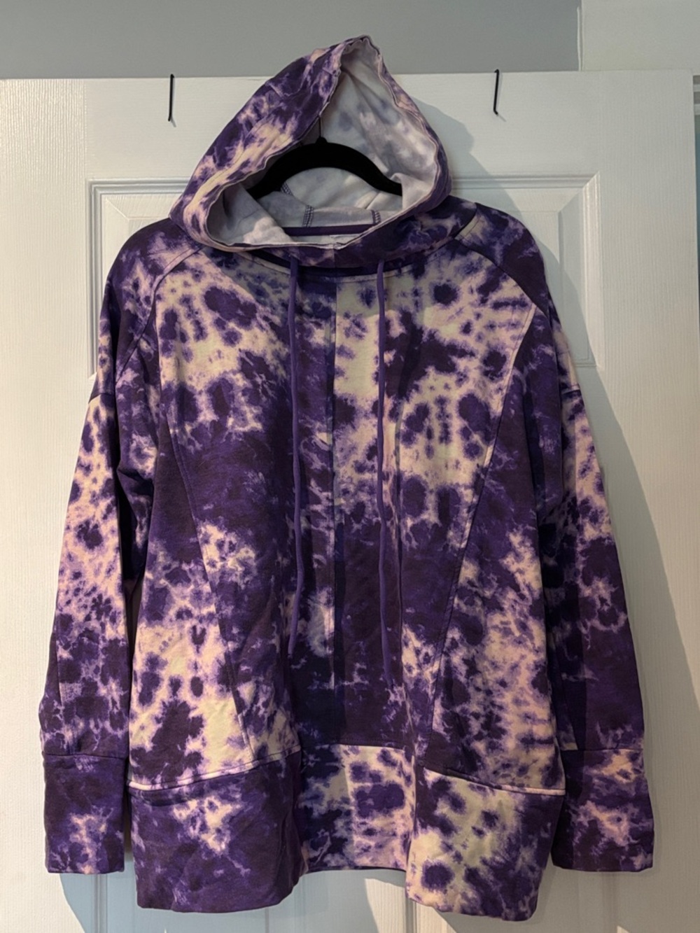 Purple Tie-Dye Hoodie
